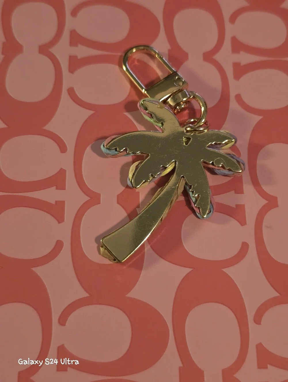 Palm Tree Tropical Beach Theme Bag Charm/ Keychain NEW